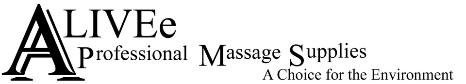 ALIVEe Massage Tables and Chairs Large Logo